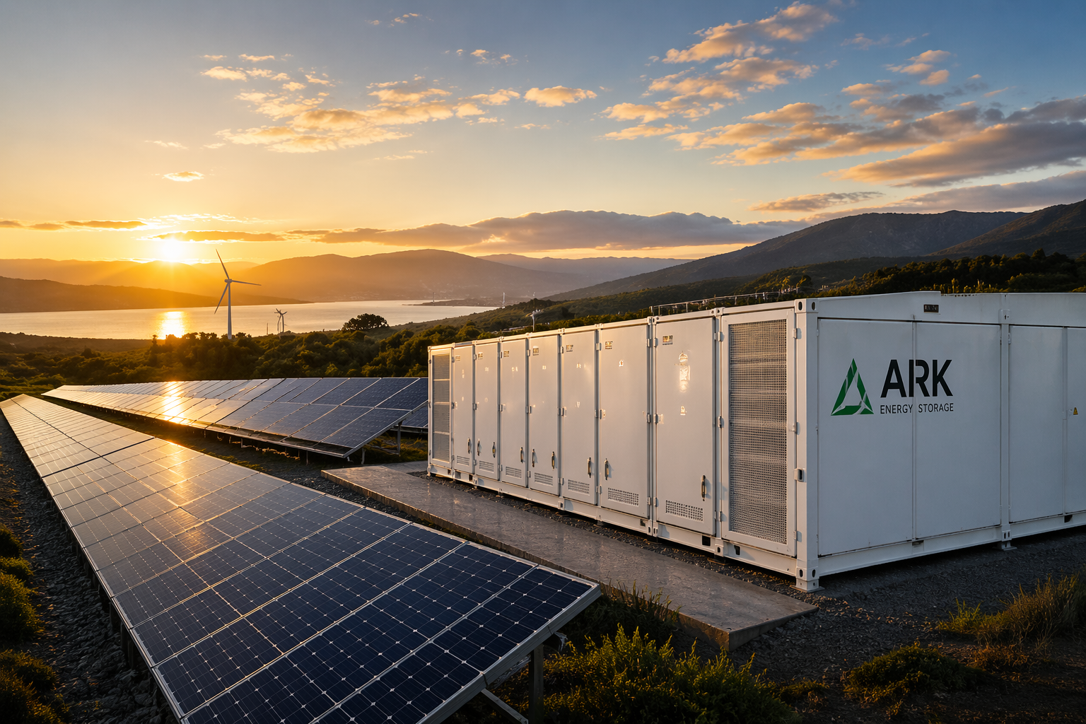 Solar PV and battery energy storage system with ARK Engineering