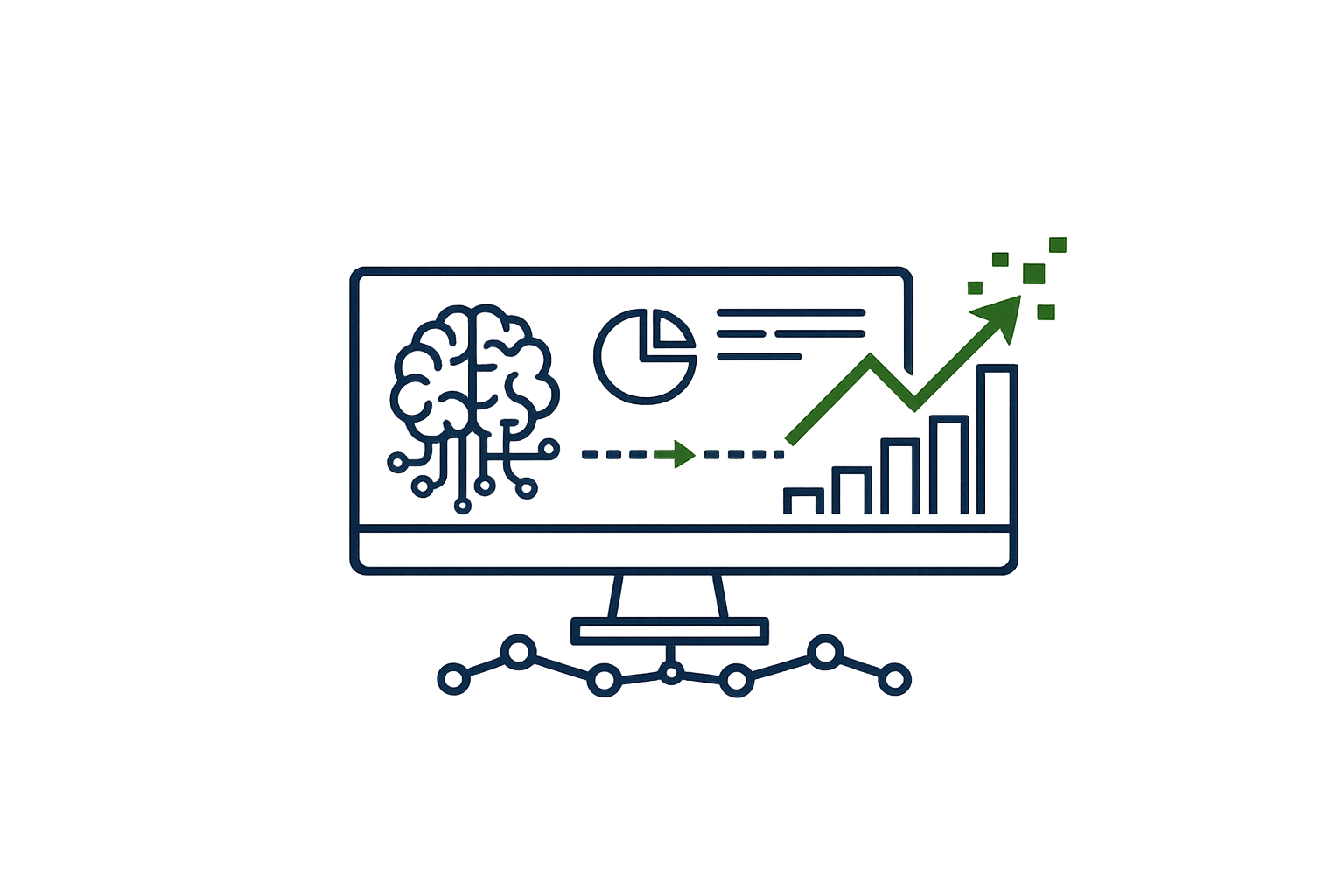 AI energy optimisation icon
